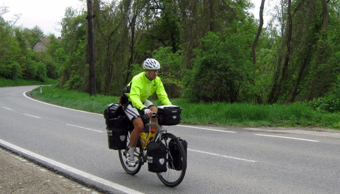 Karol na bicykli Rakúsko